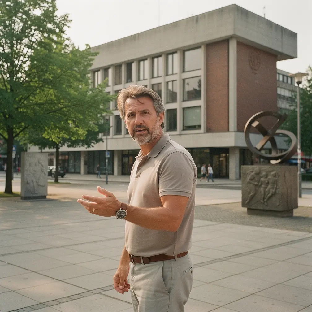 Zeitgenössischer Stadtteil mit moderner Architektur und grünen Flächen, die urbane Entwicklung in Deutschland zeigen